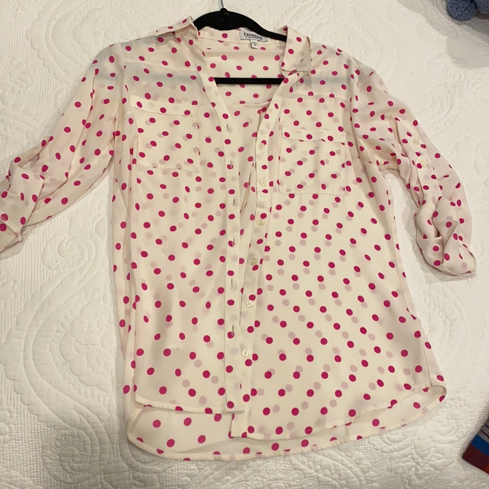 - Button up chiffon